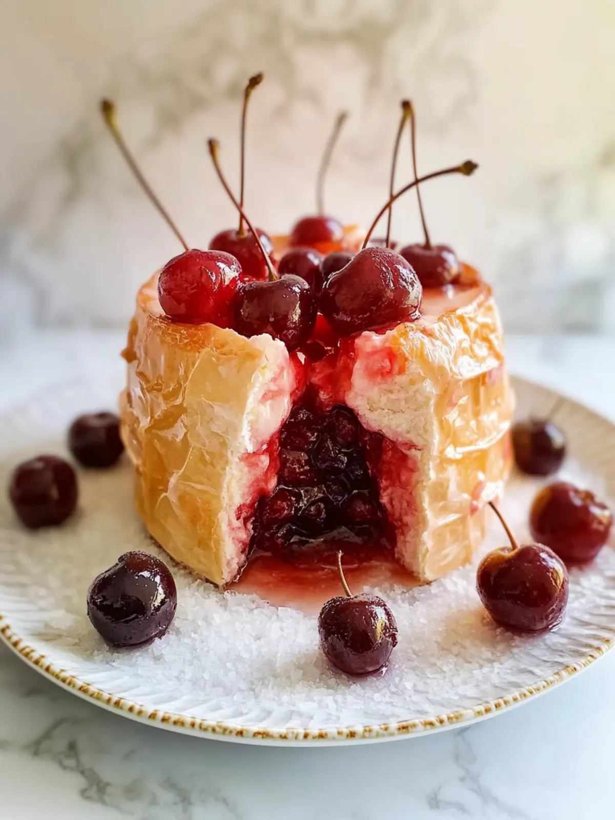 Cherry Karpatka: Delight in This Polish Layered Dessert 4 Cherry Karpatka