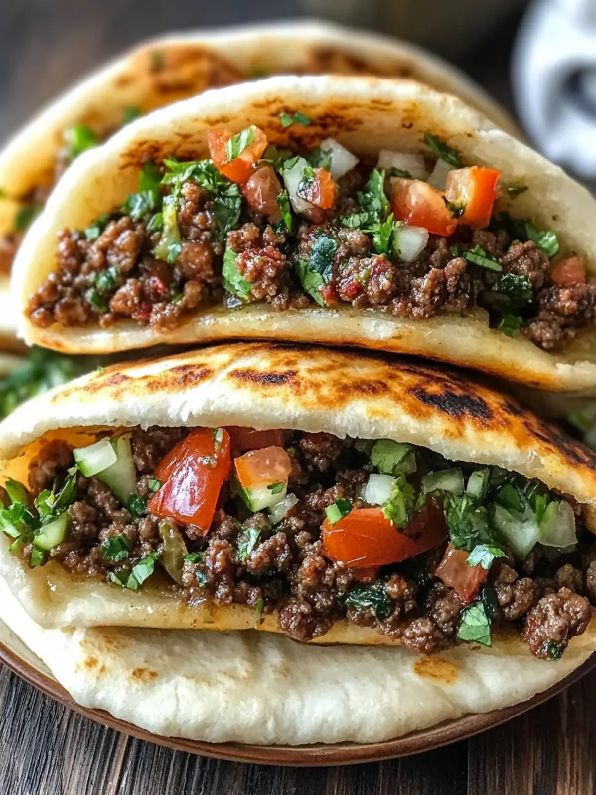 Mediterranean Ground Beef Pita Pockets Your Family Will Love 2 Mediterranean Ground Beef Pita Pockets