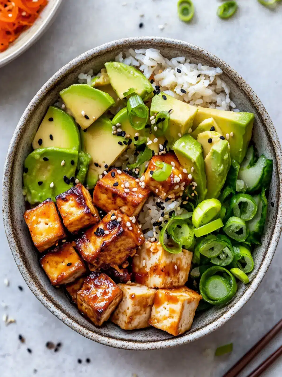 Savory Tofu Poke Bowl: Deliciously Vegan and Protein-Packed 2 Tofu Poke Bowl
