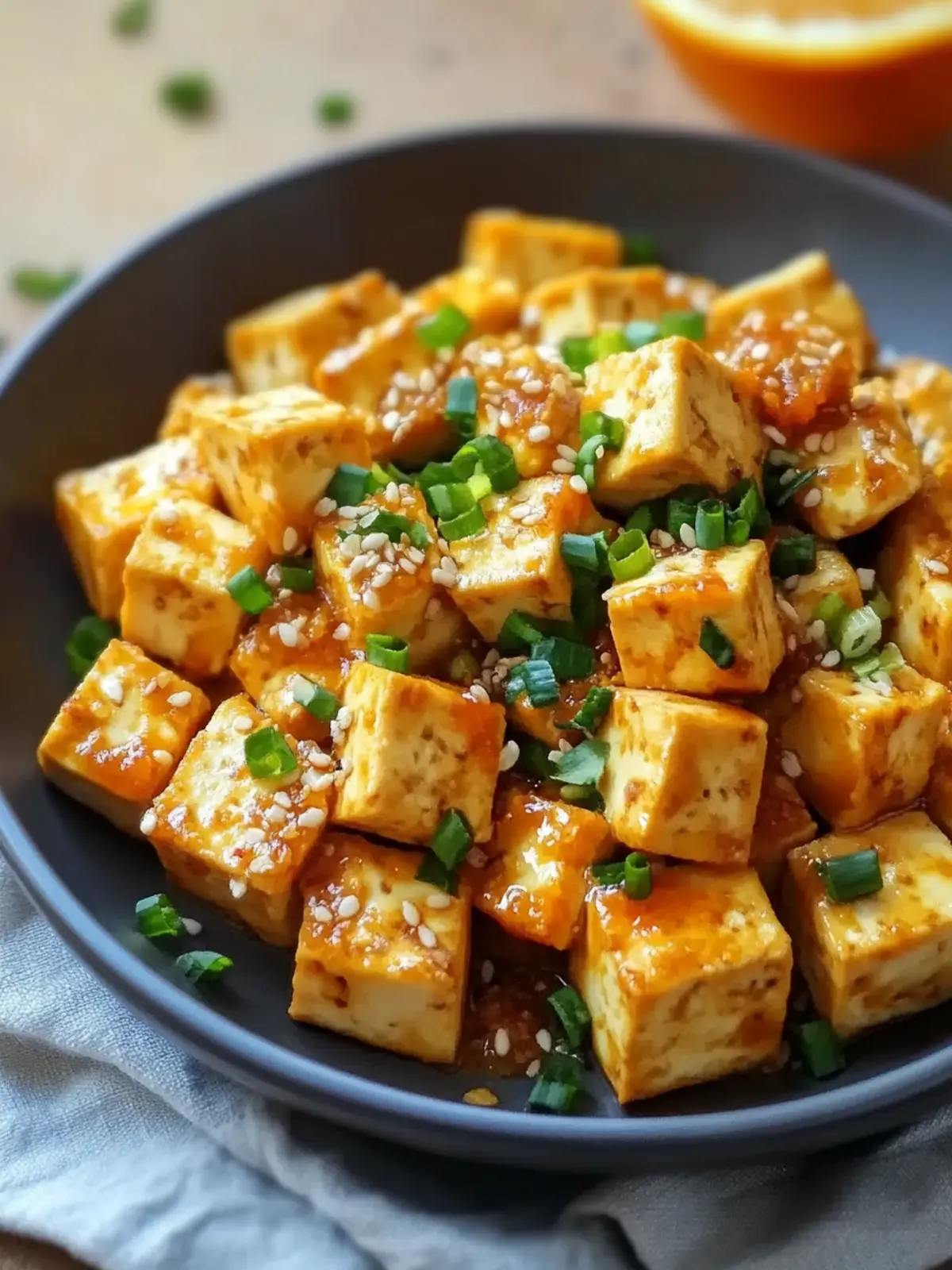 Crispy Vegan Orange Tofu Recipe for a Flavorful Feast 2 Vegan Orange Tofu Recipe