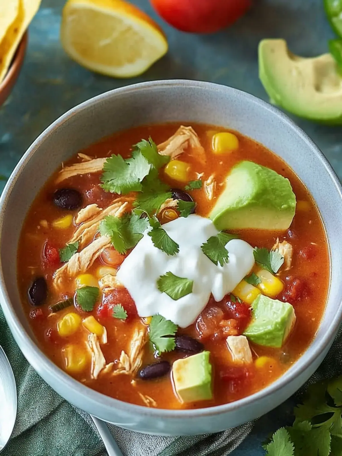 Flavorful Slow Cooker Chicken Tortilla Soup for Cozy Nights 2 Slow Cooker Chicken Tortilla Soup