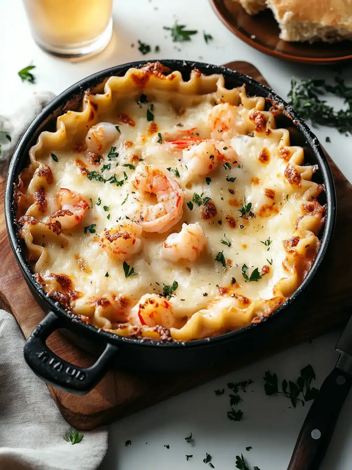 Delicious Seafood Lasagna with Lobster and Shrimp Delight 2 Seafood Lasagna with Lobster and Shrimp