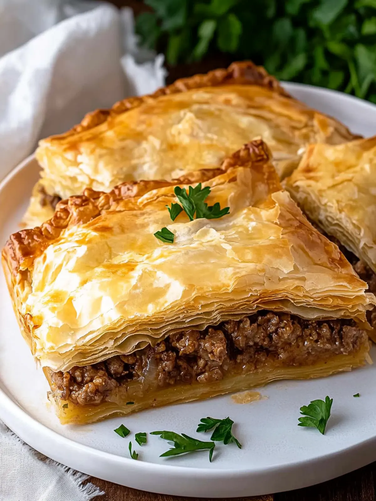 Crispy Greek Phyllo Meat Pie (Kimadopita) for Ultimate Comfort 2 Greek Phyllo Meat Pie (Kimadopita)