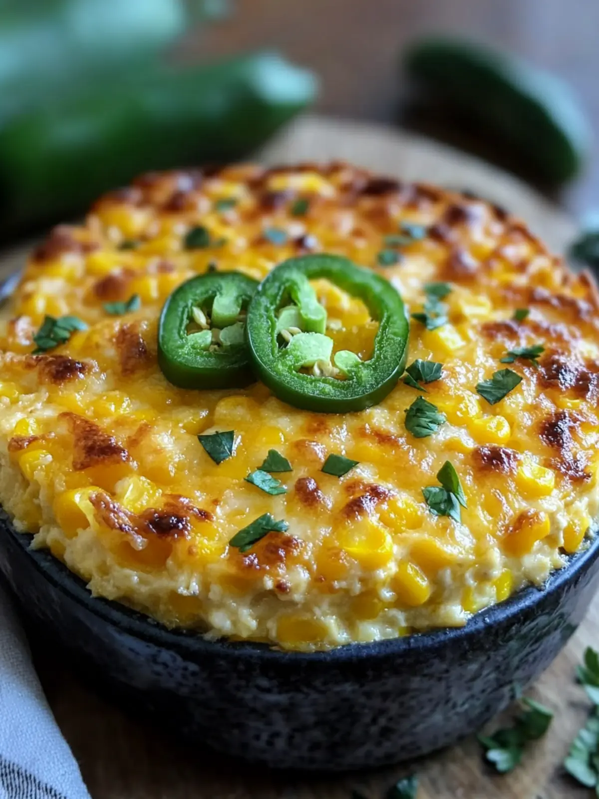 Creamy Crockpot Corn Casserole with Spicy Jalapeño Kick 2 Creamy Crockpot Corn Casserole- Spicy Jalapeño Cream Cheese
