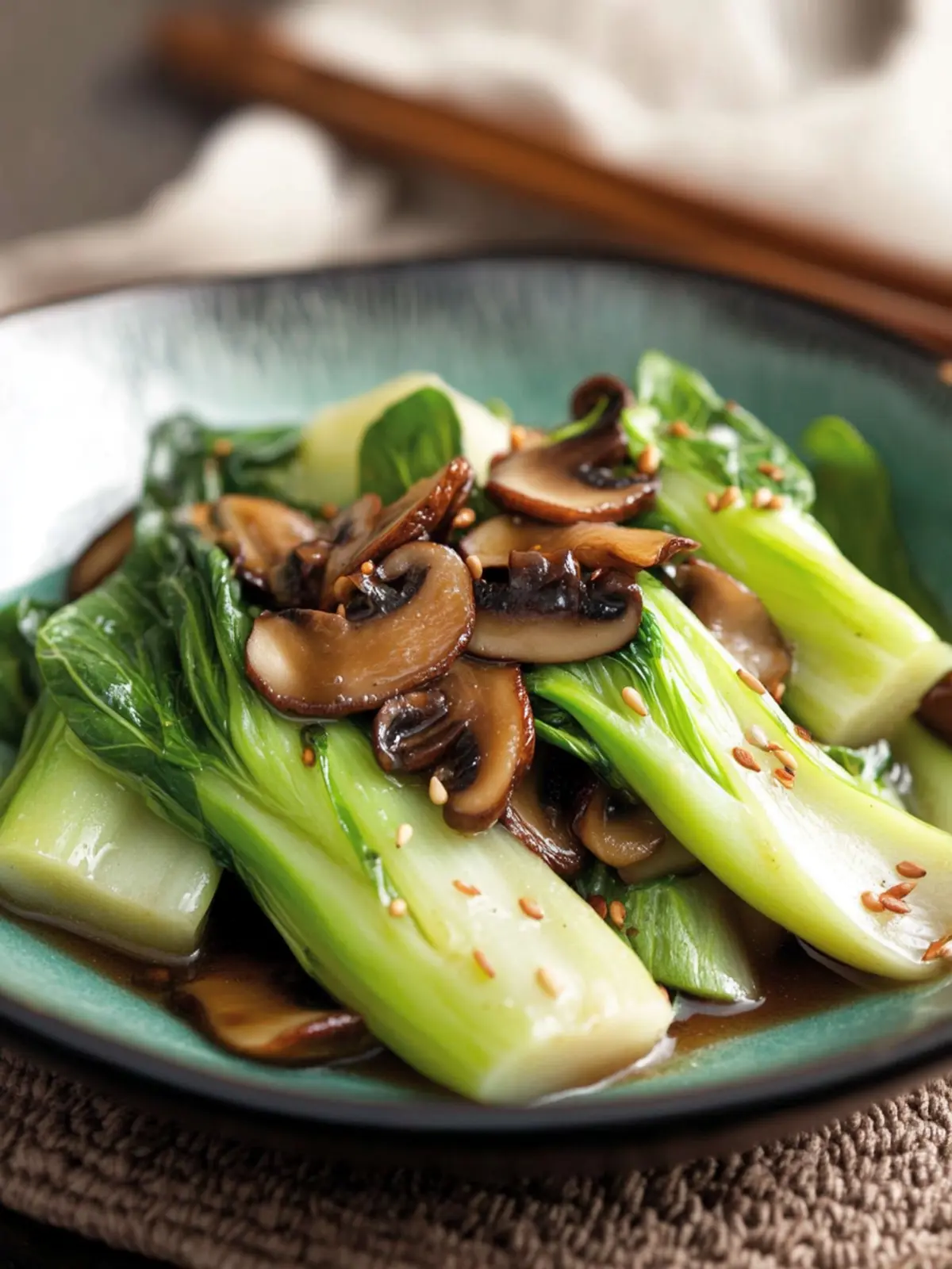 Bok Choy with Shiitakes and Oyster Sauce for Chinese New Year 4 Bok Choy with Shiitakes and Oyster Sauce- Chinese New Year recipes