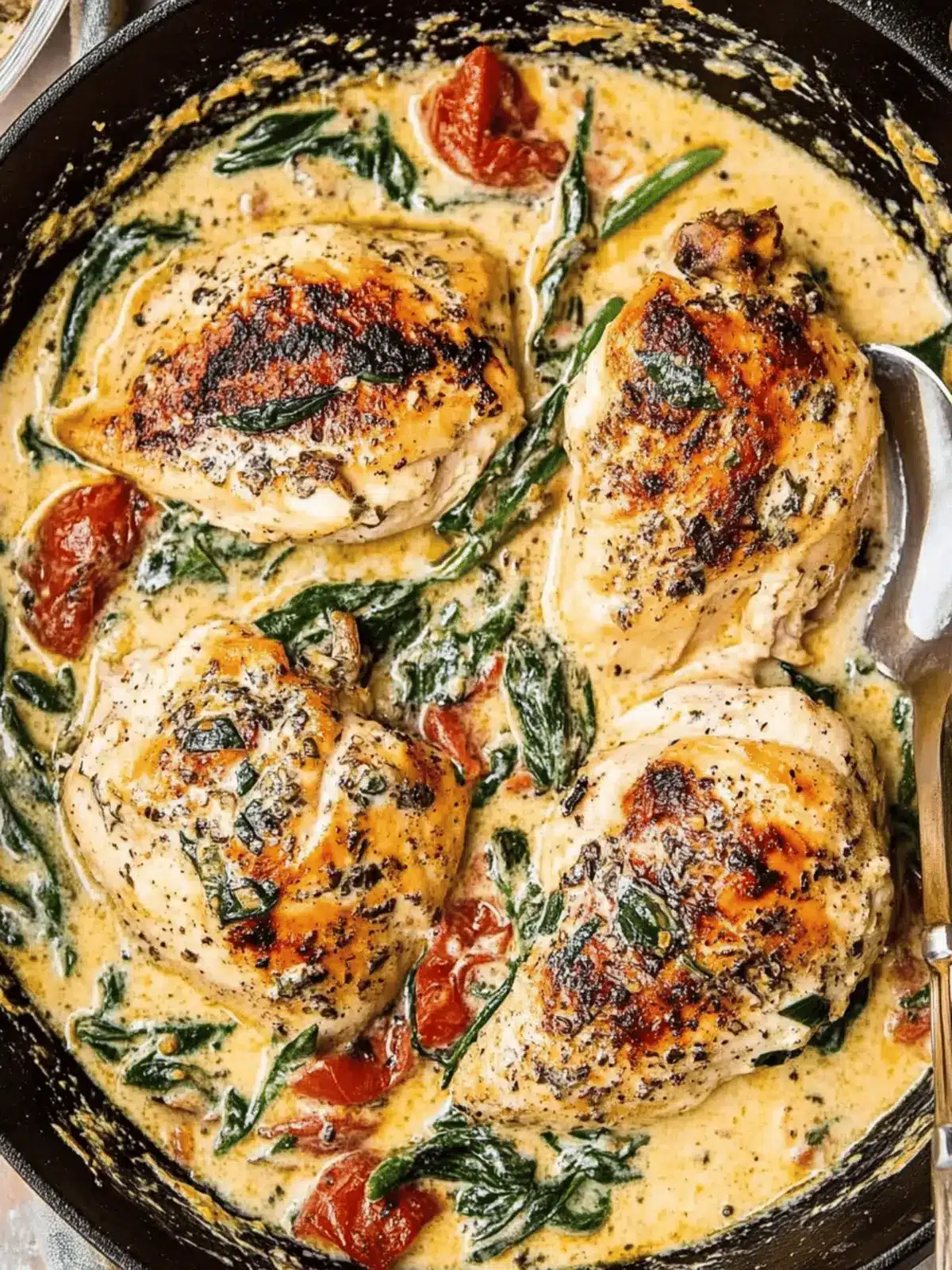 Creamy Tuscan Chicken: Quick Dinner That Wows Every Time 3 Creamy Tuscan Chicken