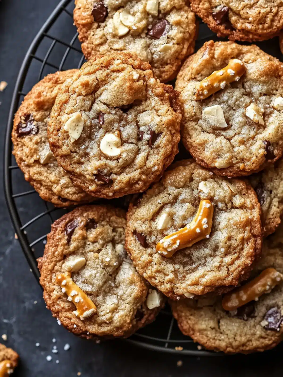 Salted Pretzel Cowboy Cookies for Irresistible Snacking Fun 3 Salted Pretzel Cowboy Cookies