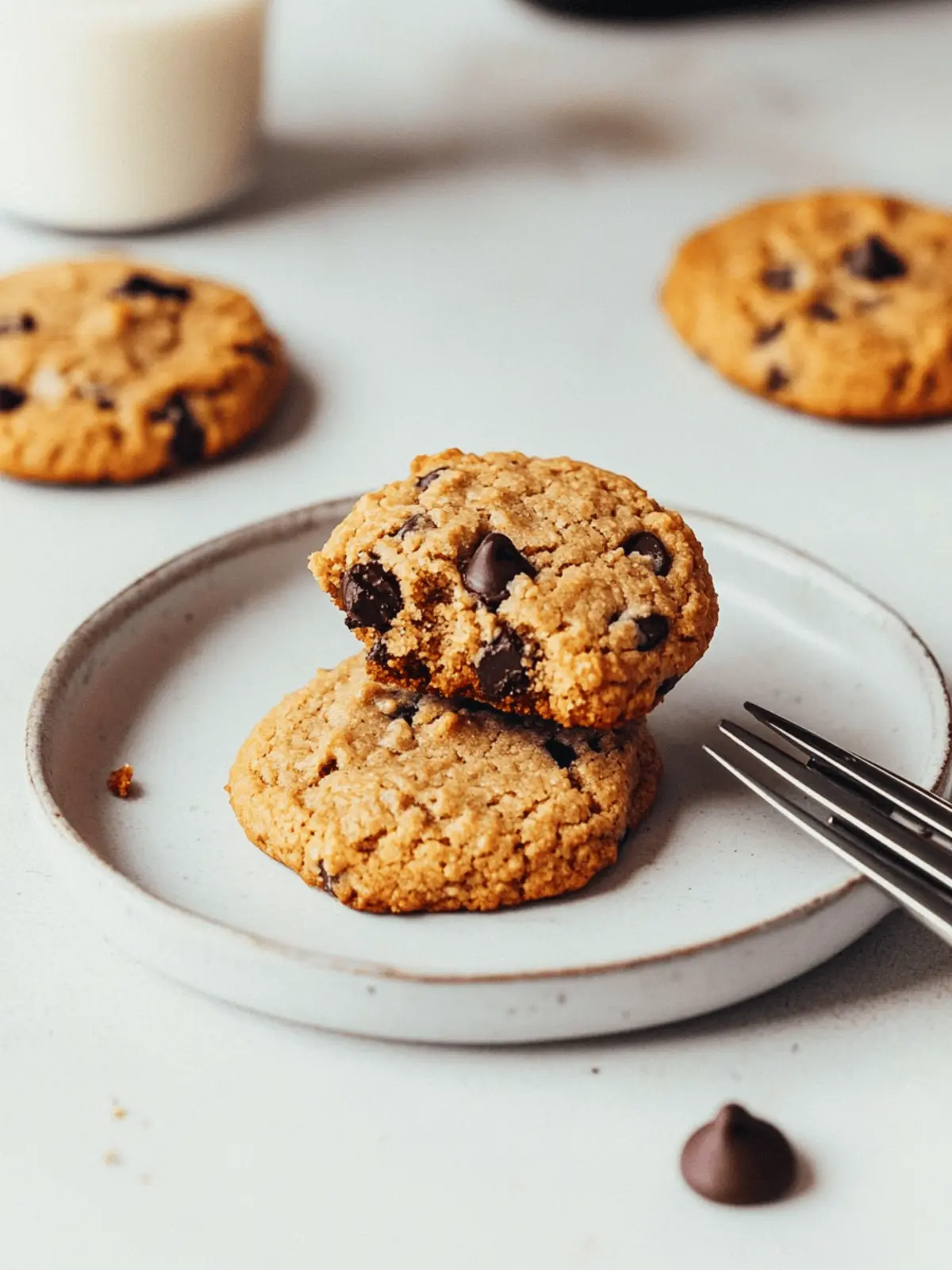 Healthier Peanut Butter Chocolate Chip Cookies That Wow! 2 Healthier Peanut Butter Chocolate Chip Cookies