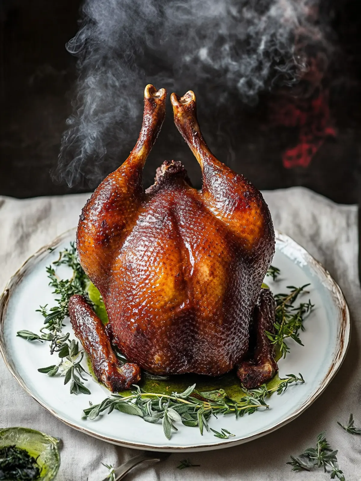Five Spice Roasted Duck with a Flavorful Tea Glaze Recipe 3 Five Spice Roasted Duck