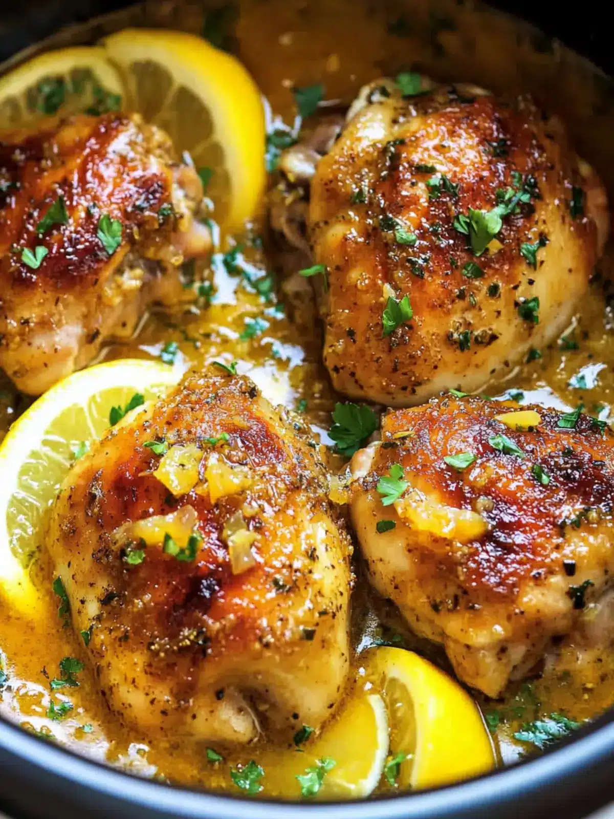 Savory Crock Pot Lemon Garlic Butter Chicken Thighs Delight 3 Crock Pot Lemon Garlic Butter Chicken Thighs