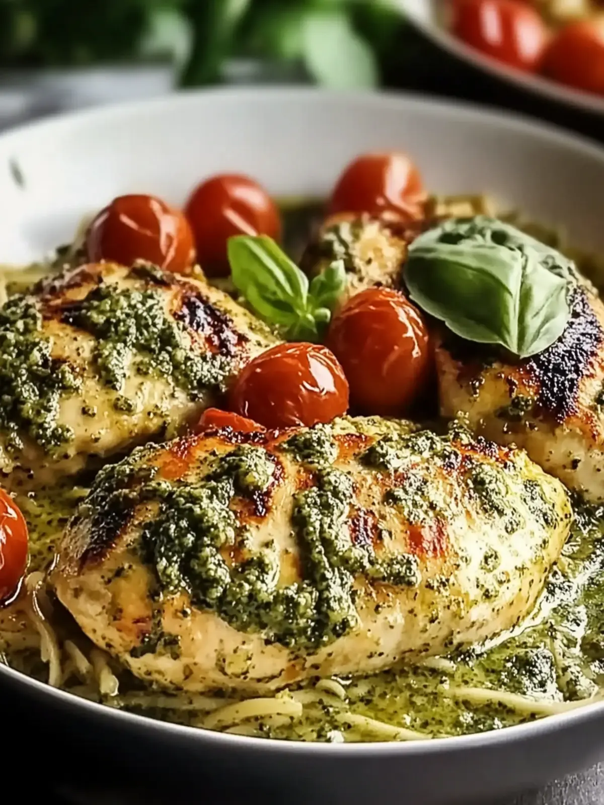 Creamy Pesto Chicken: Your New Favorite Quick Dinner Delight 2 Creamy Pesto Chicken