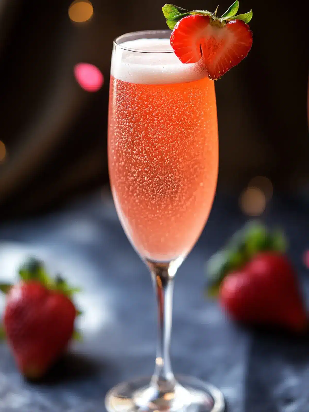 Elevate Brunch with a Refreshing Strawberry Bellini Recipe 4 Strawberry Bellini