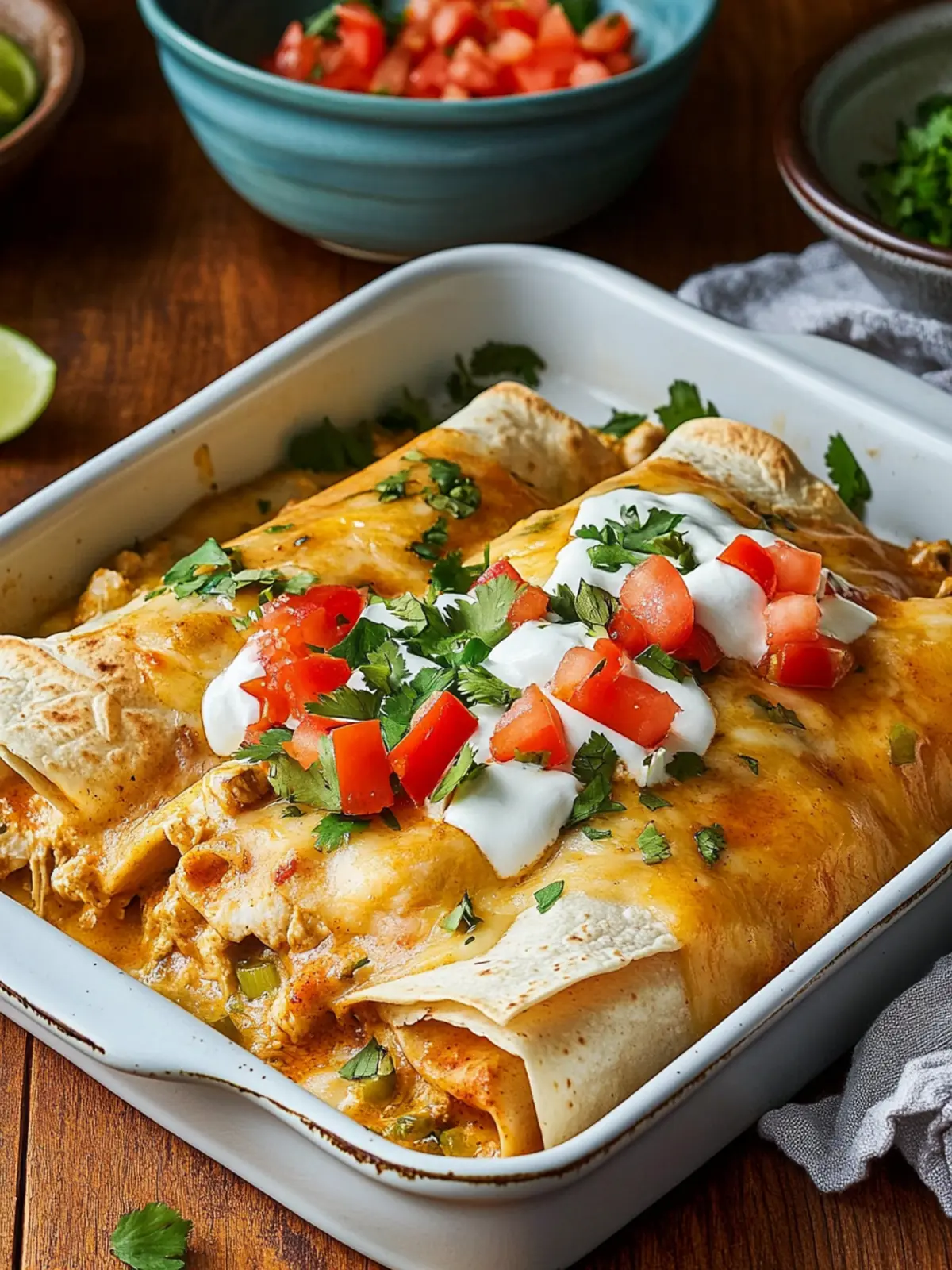 Delicious Chicken Enchiladas: Easy Family Recipe to Savor 2 Chicken Enchiladas