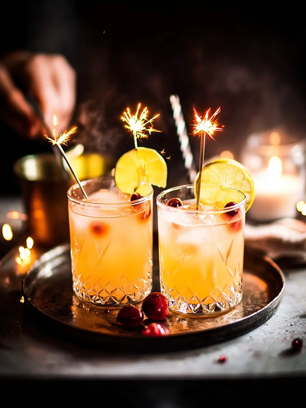 Delight in this Amaretto Pear New Year's Eve Cocktail 2 New Year's Eve cocktail