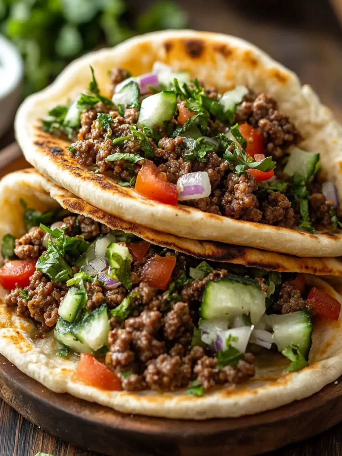 Mediterranean Ground Beef Pita Pockets Your Family Will Love 4 Mediterranean Ground Beef Pita Pockets