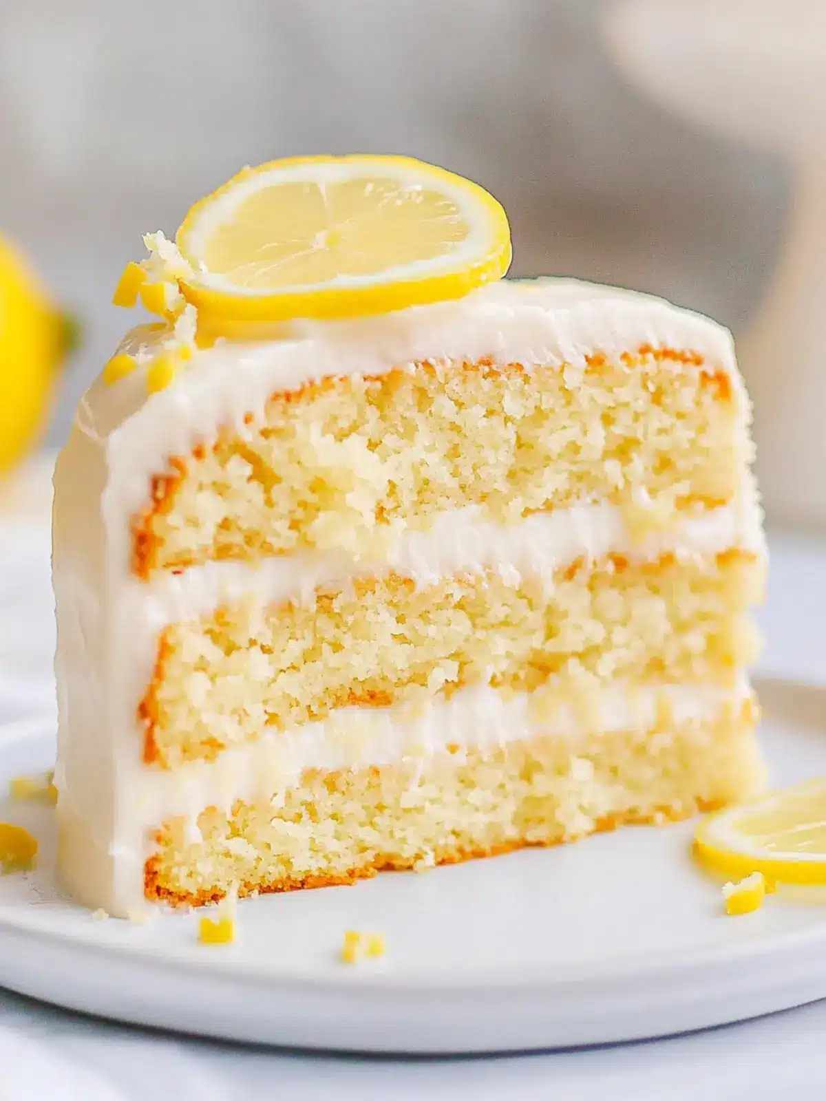 Lemon Cake Bliss with Creamy Frosting You ll Love 3 Lemon Cake