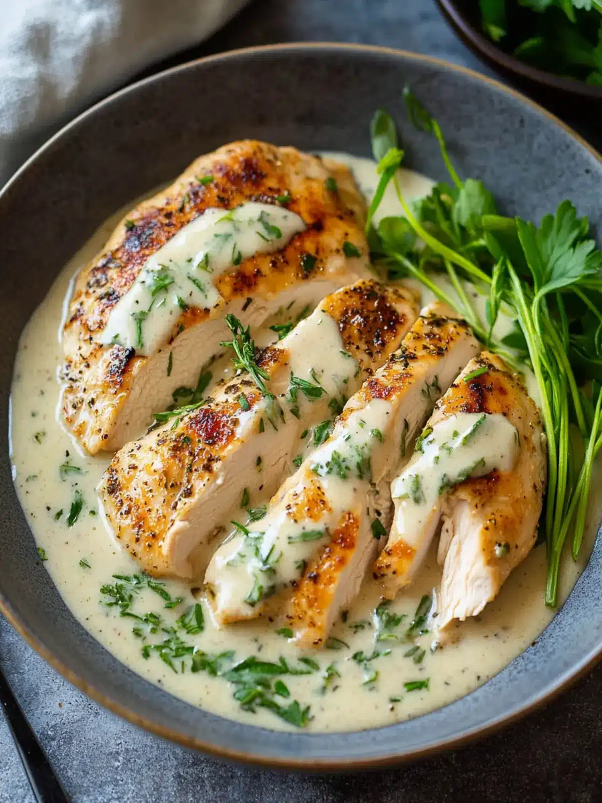 Creamy Garlic Herb Chicken: Quick Comfort for Busy Nights 3 Creamy Garlic Herb Chicken