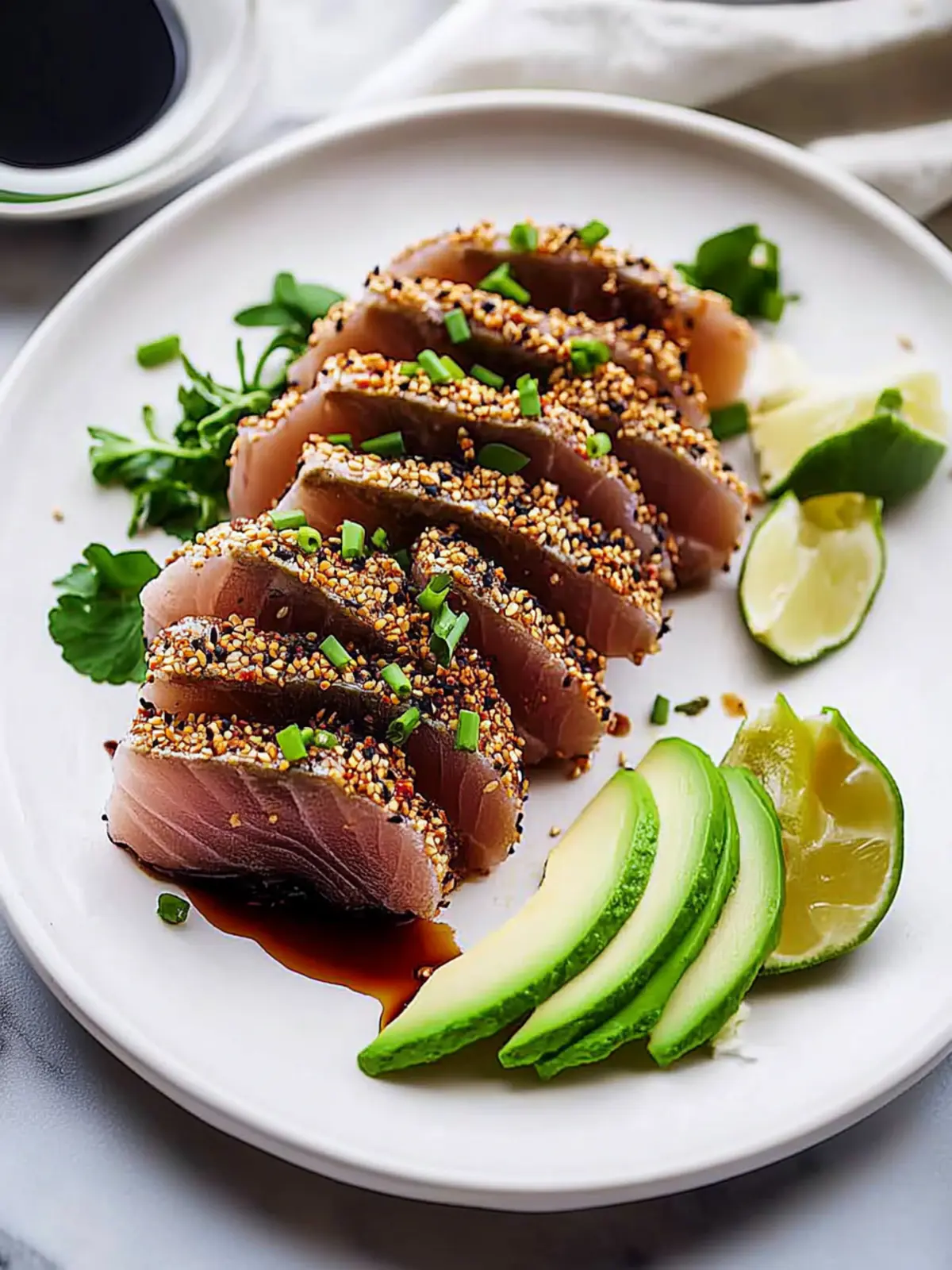 Sesame-Crusted Sashimi Tuna: Quick, Nutritious Delight 3 Sesame-Crusted Sashimi Tuna