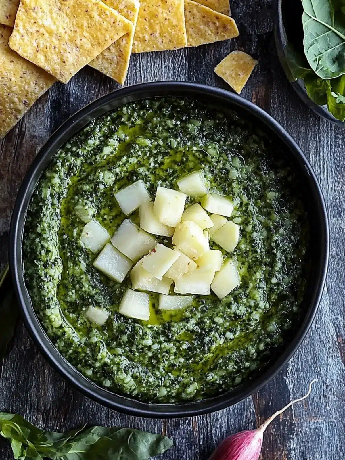 Savory Turnip Green Dip: Your New Favorite Party Dip! 3 Savory Turnip Green Dip