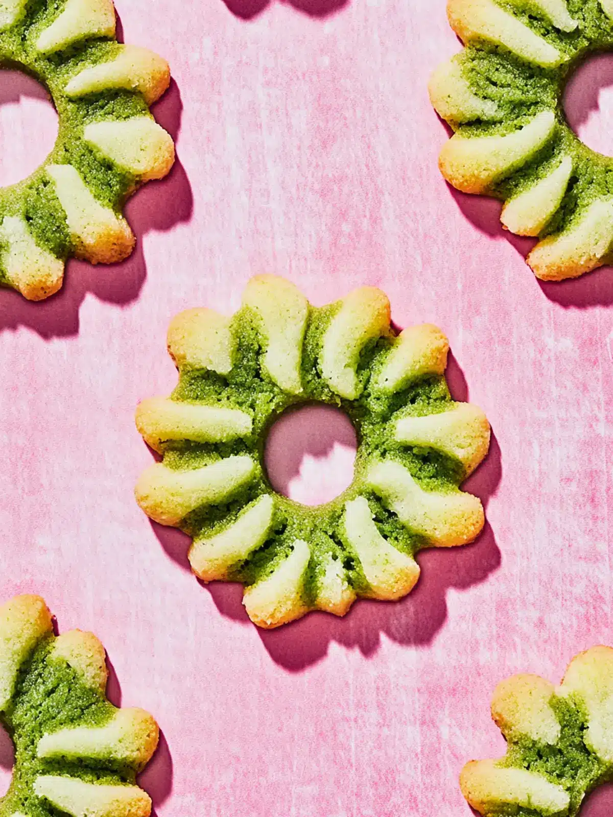 Matcha Swirl Spritz Cookies: Your Festive Twist on Tradition 4 Matcha Swirl Spritz Cookies