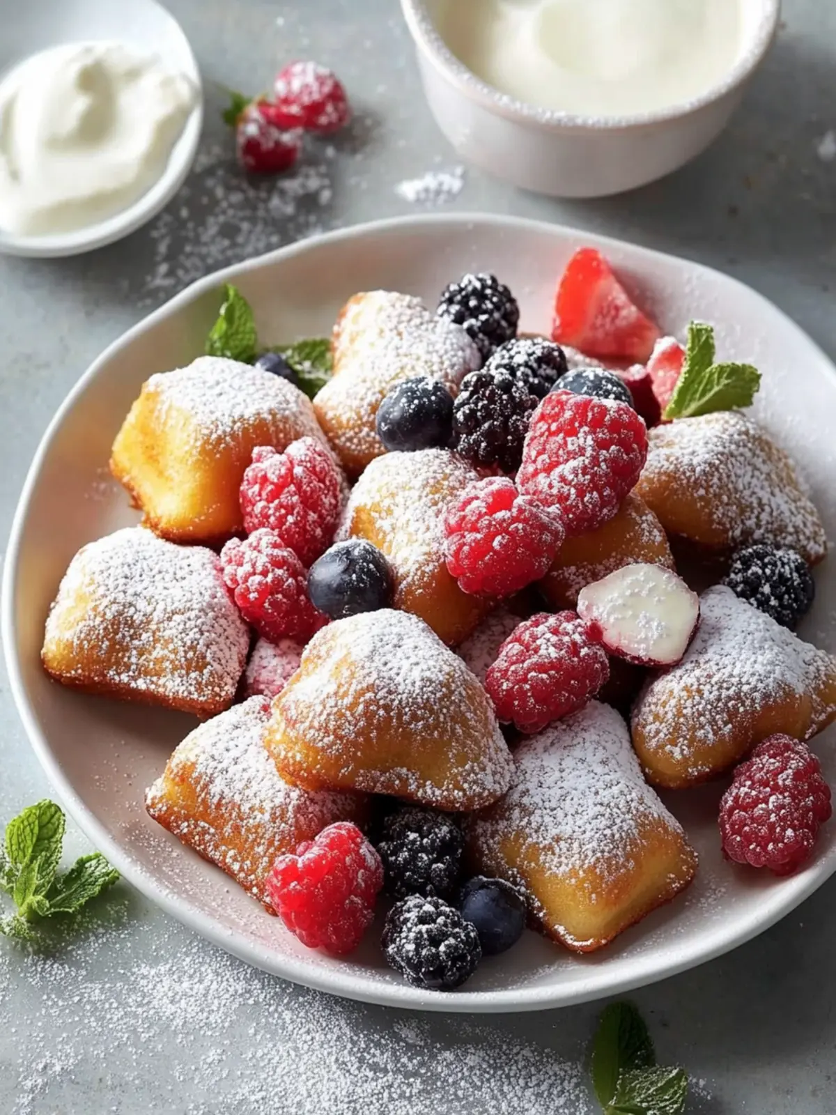 Springtime Beignets & Berries: Sweet Valentine s Breakfast Treats 2 Springtime Beignets & Berries- Valentine s breakfast recipes