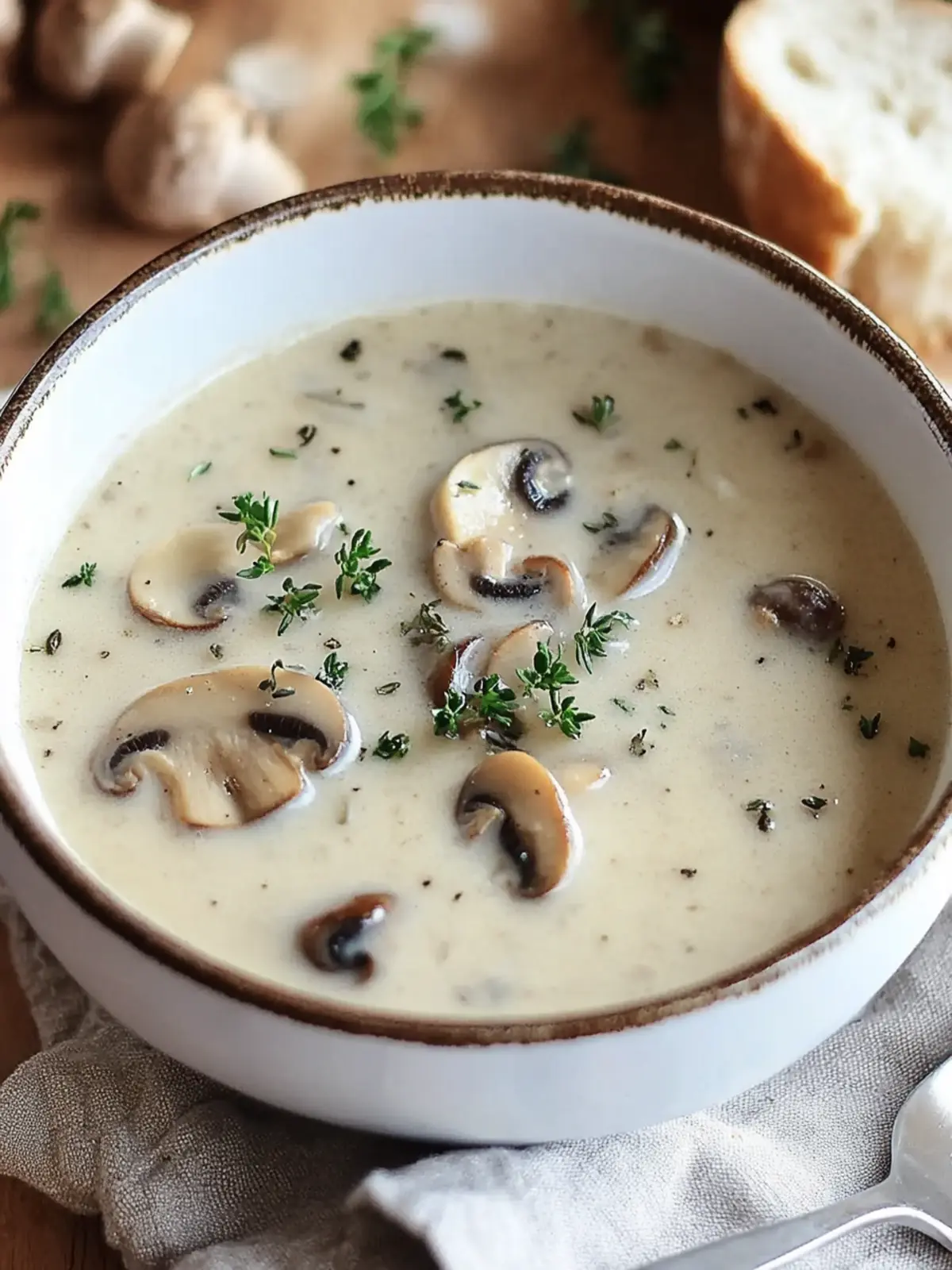 Heavenly Cream of Mushroom Soup for Cozy Nights 4 Cream of Mushroom Soup