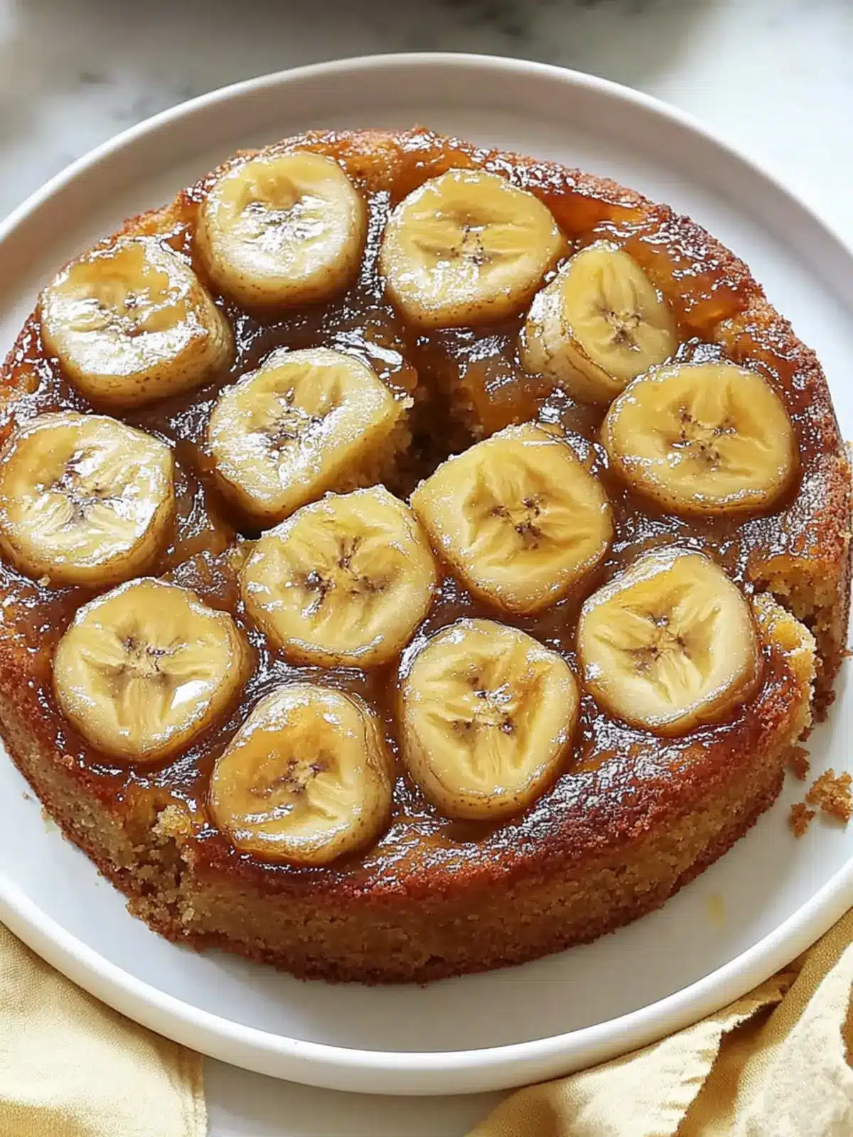 Irresistibly Moist Homemade Banana Upside-Down Cake Recipe 3 Homemade Banana Upside-Down Cake