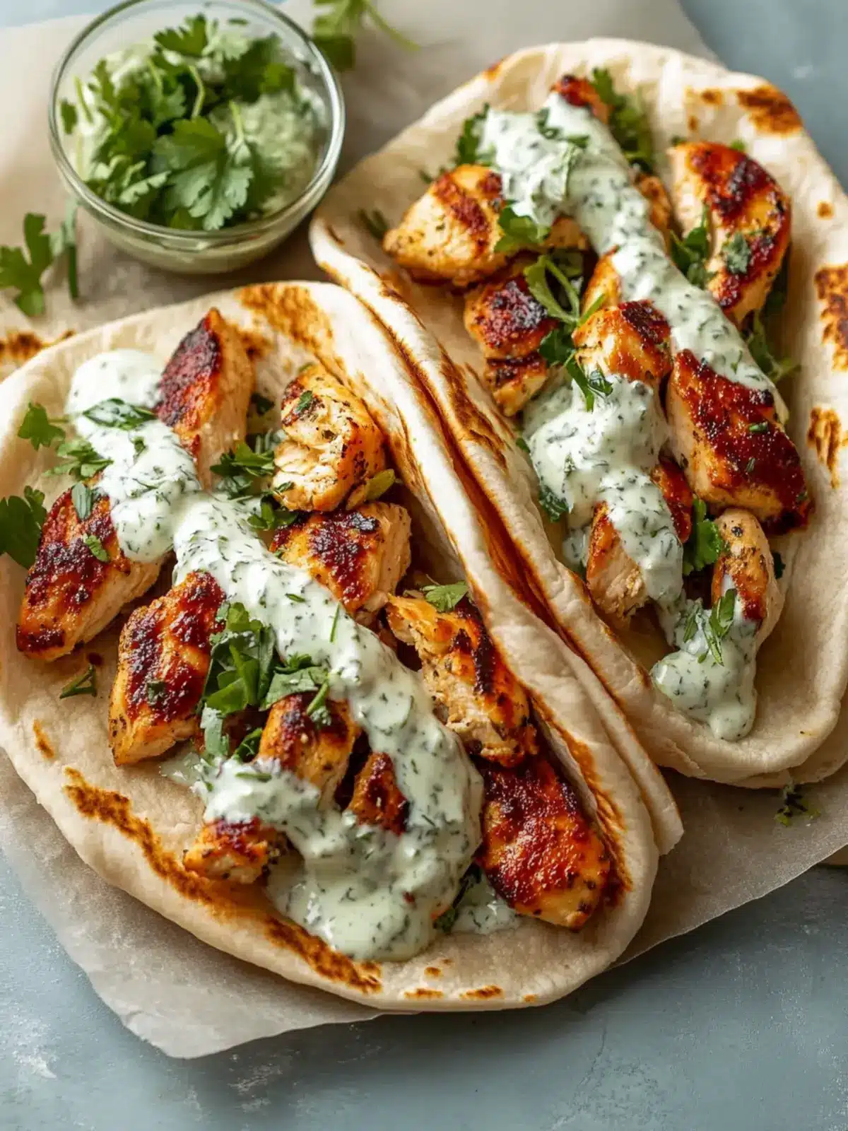 Easy Sheet Pan Chicken Pitas with Herby Ranch Delight 3 Sheet Pan Chicken Pitas with Herby Ranch