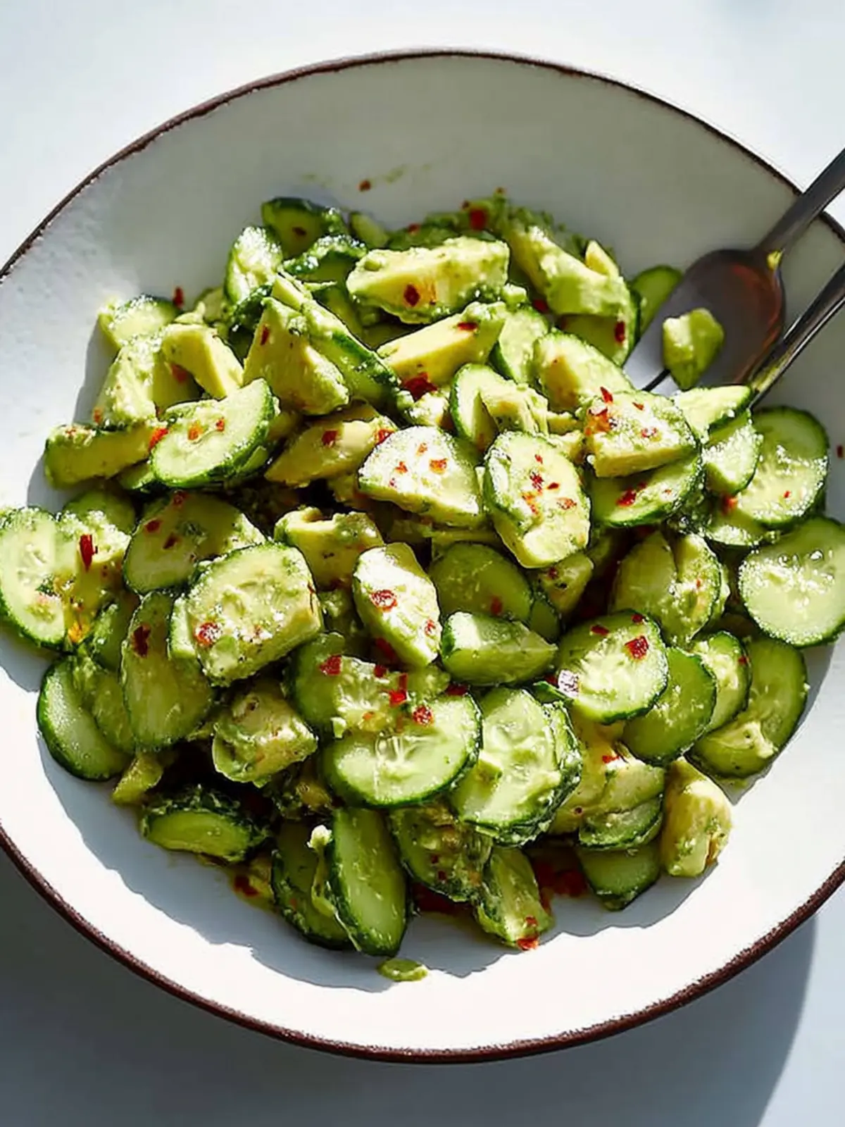 Crispy Cucumber-Avocado Salad: A Refreshing Summer Delight 3 Cucumber-Avocado Salad