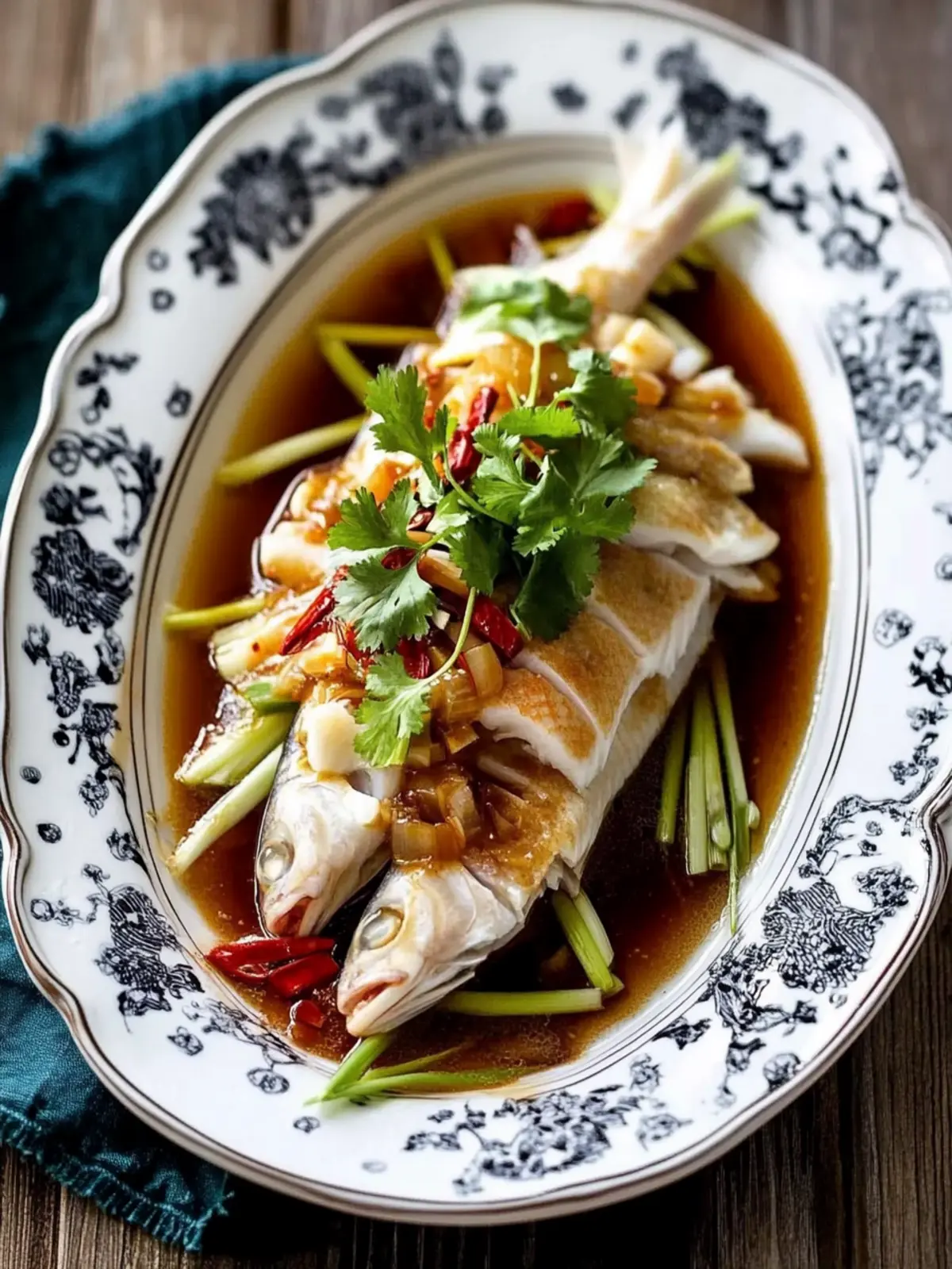 Easy Chinese Steamed Fish Recipe for a Festive Lunar New Year 2 Easy Chinese Steamed Fish- Recipe for Lunar New year Dinner