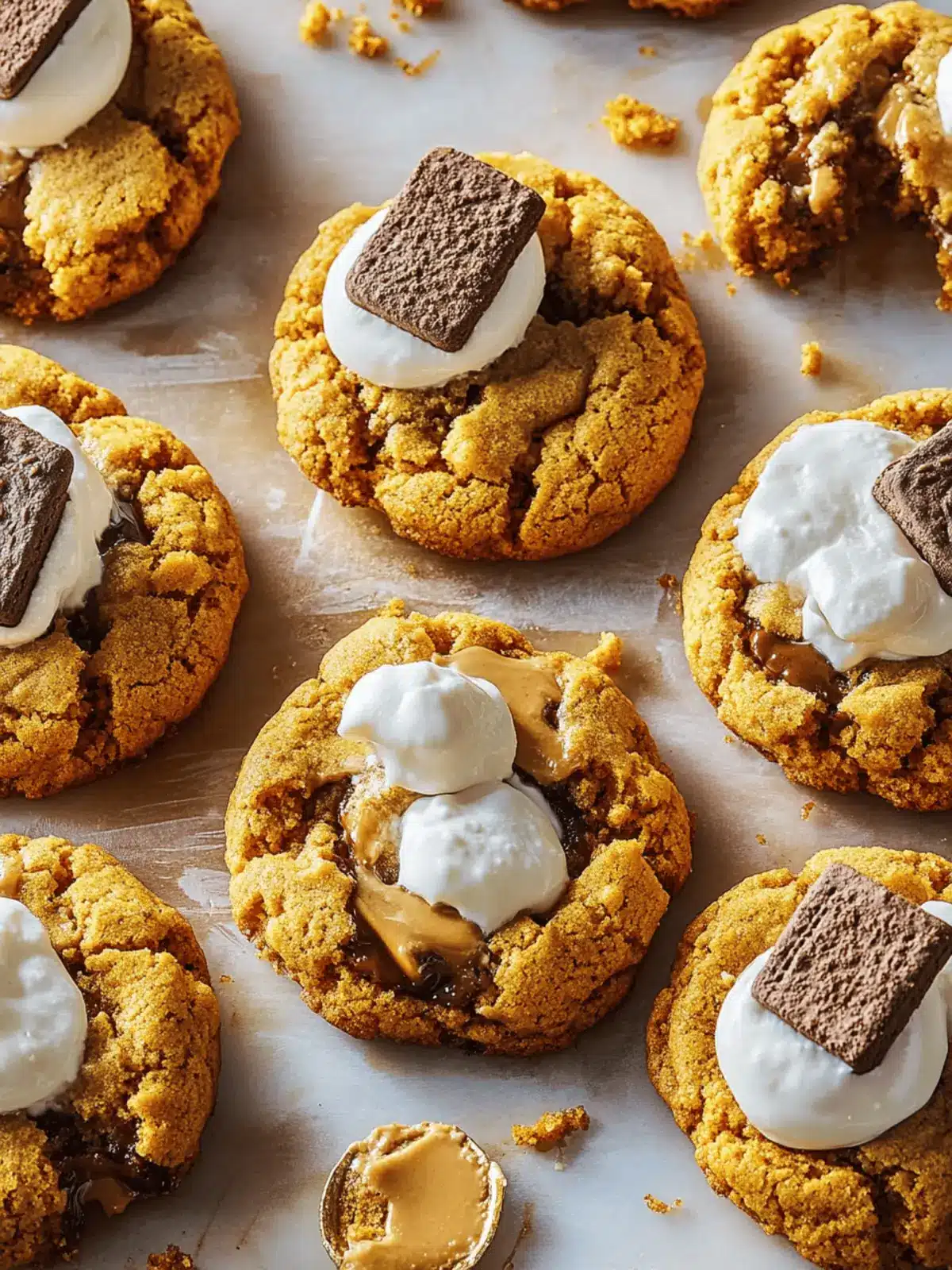Pumpkin S'mores Cookies: A Cozy Twist on Fall Favorites 2 Pumpkin S'mores Cookies