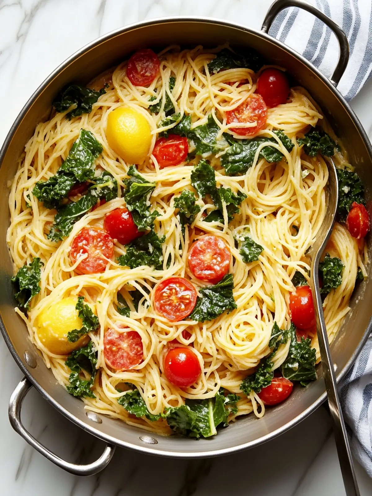 Kale, Tomato, and Lemon Magic One-Pot Spaghetti Bliss 2 Kale, Tomato, and Lemon Magic One-Pot Spaghetti