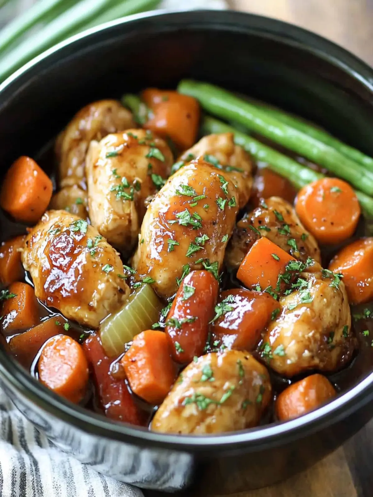 Mouthwatering Slow Cooker Honey Garlic Chicken and Veggies 3 Slow Cooker Honey Garlic Chicken and Veggies