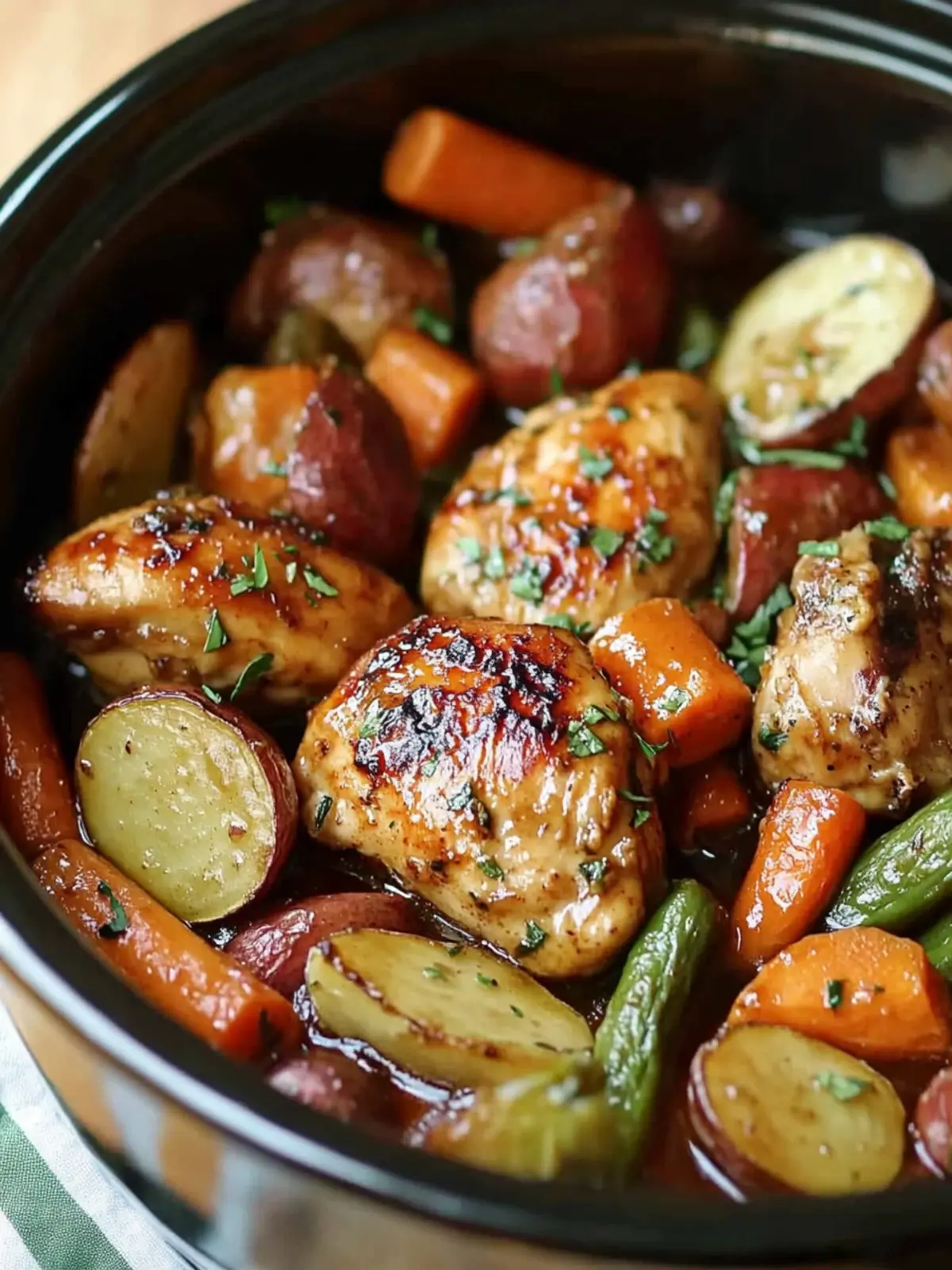 Mouthwatering Slow Cooker Honey Garlic Chicken and Veggies 2 Slow Cooker Honey Garlic Chicken and Veggies