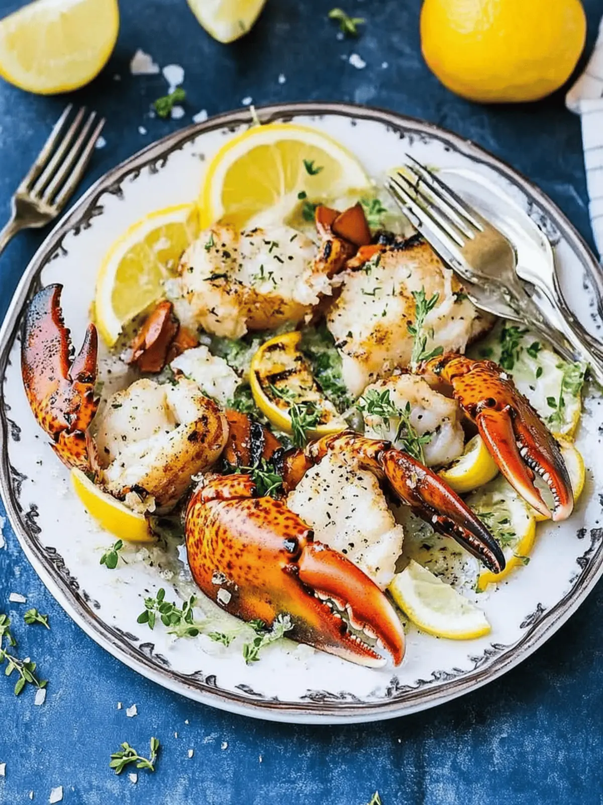 Savor Grilled Lobster Tails with Irresistible Herb Butter 2 Grilled Lobster Tails