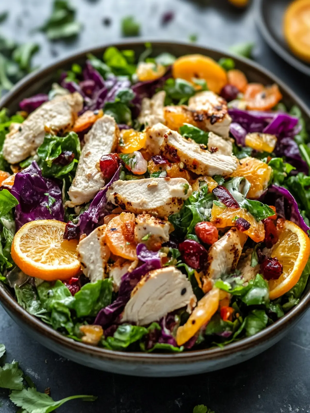 Zesty Chicken Salad with Crunchy Cabbage and Citrus Bliss Recipe 2 Chicken Salad with Crunchy Cabbage and Citrus Bliss