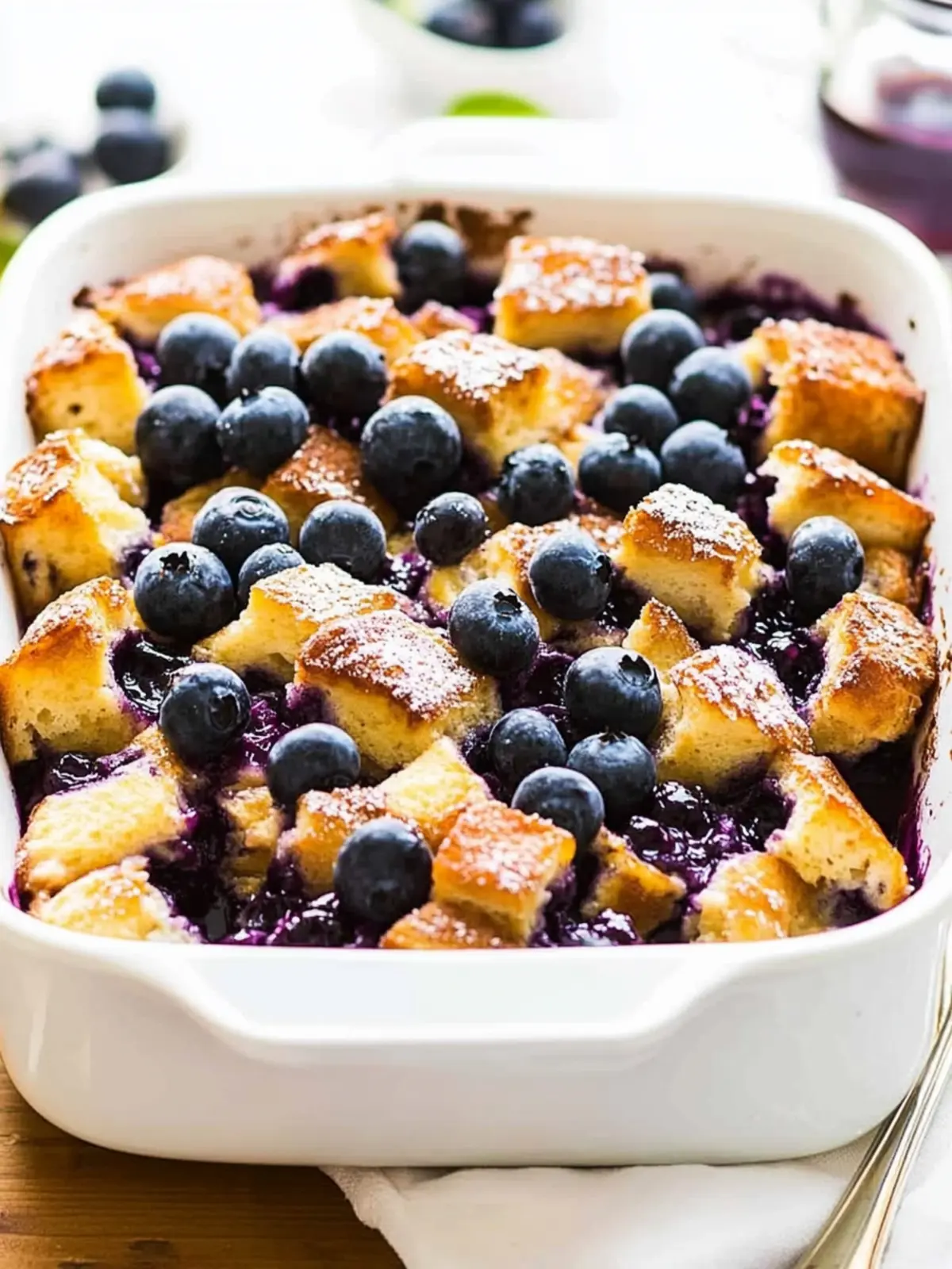 Irresistible Blueberry French Toast Casserole for Easy Brunch 2 Blueberry French Toast Casserole