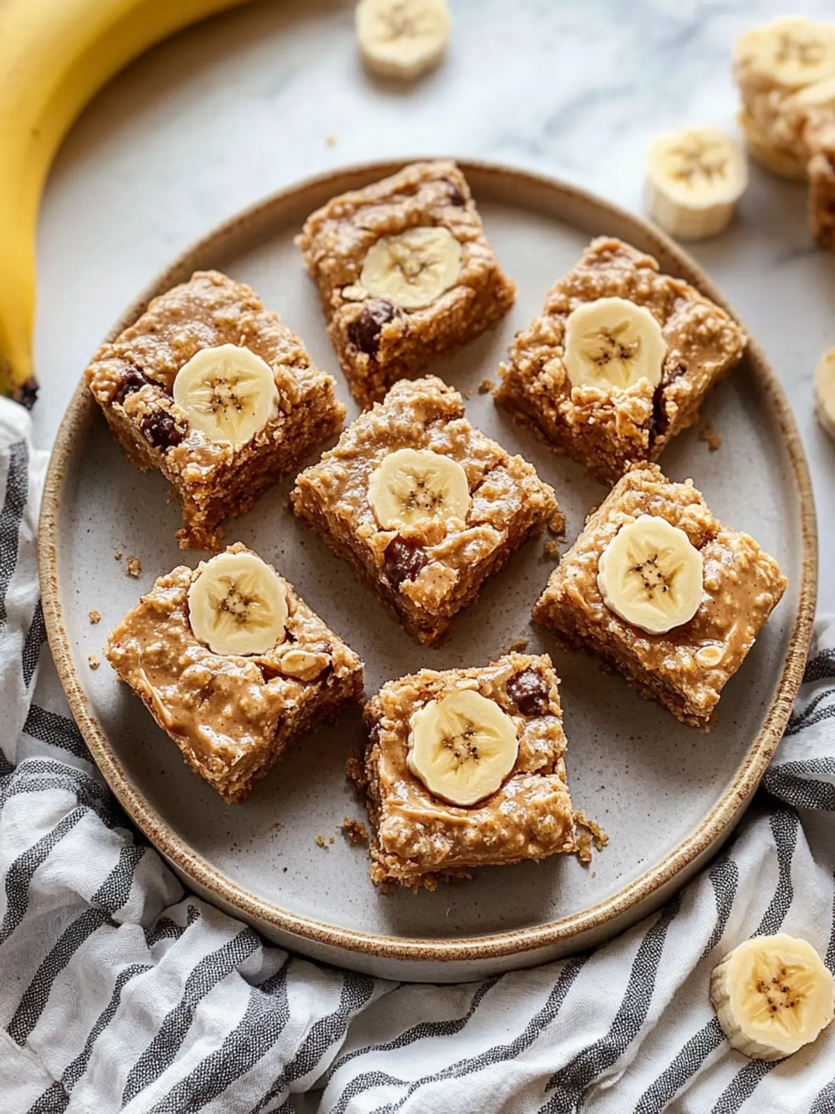 4 Ingredient Peanut Butter Banana Bars for Easy Snacking 4 4 Ingredient Peanut Butter Banana Bars