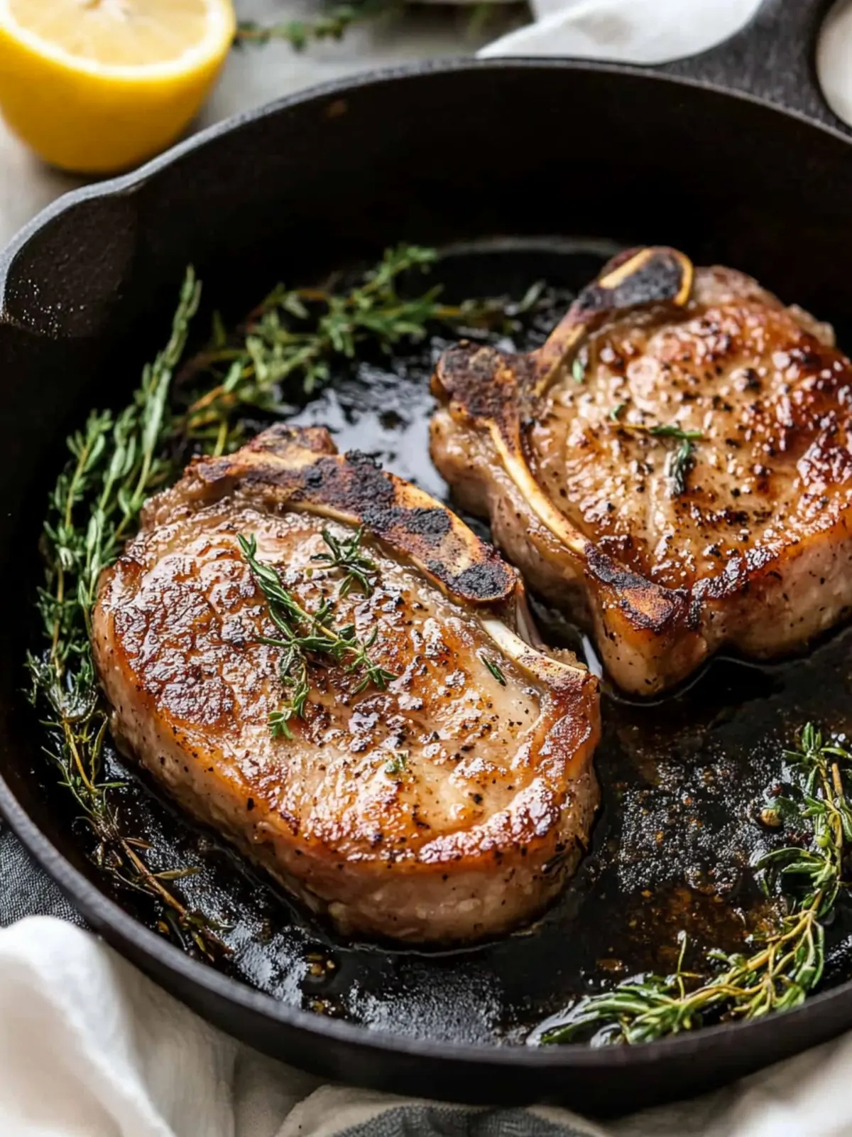 Mouthwatering Cast Iron Skillet Pork Chops in 25 Minutes 3 Cast Iron Skillet Pork Chops