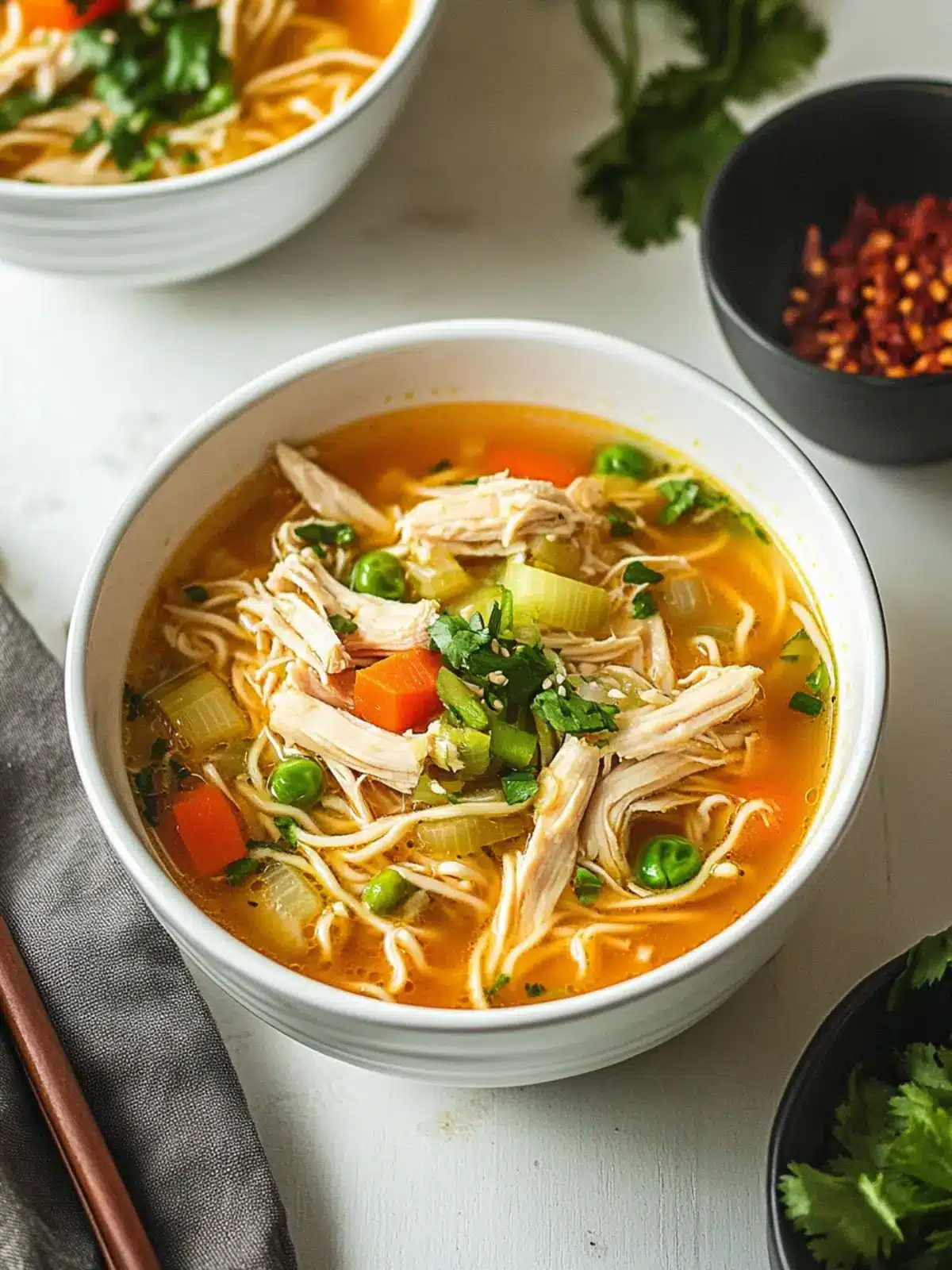 One Pot Easy Asian Chicken Noodle Soup Recipe You ll Crave 4 One Pot Easy Asian Chicken Noodle Soup Recipe