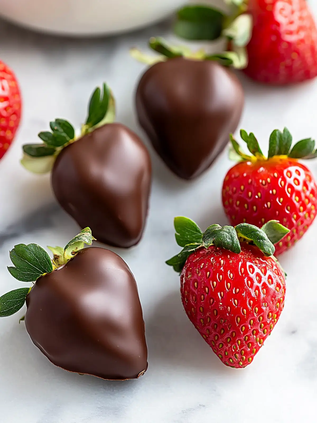 Decadent Chocolate Covered Strawberries: Easy 2-Ingredient Bliss 4 Chocolate Covered Strawberries