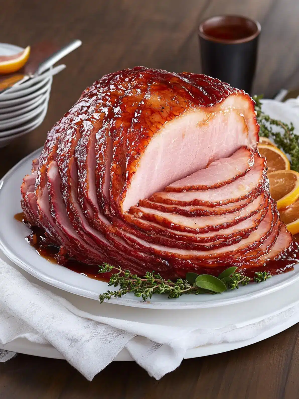 Deliciously Easy Glazed Spiral-Cut Ham for Any Occasion 4 Glazed Spiral-Cut Ham