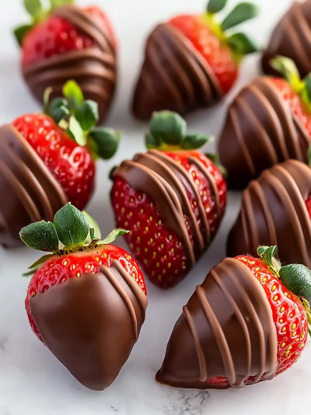 Delicious Chocolate Covered Strawberries Dessert for Mom 3 Chocolate Covered Strawberries- Dessert for Mom