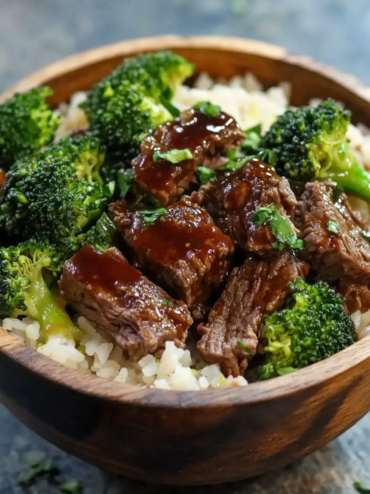 Savory Slow Cooker Beef and Broccoli Rice Bowl for Easy Dinners 3 Slow Cooker Beef and Broccoli Rice Bowl
