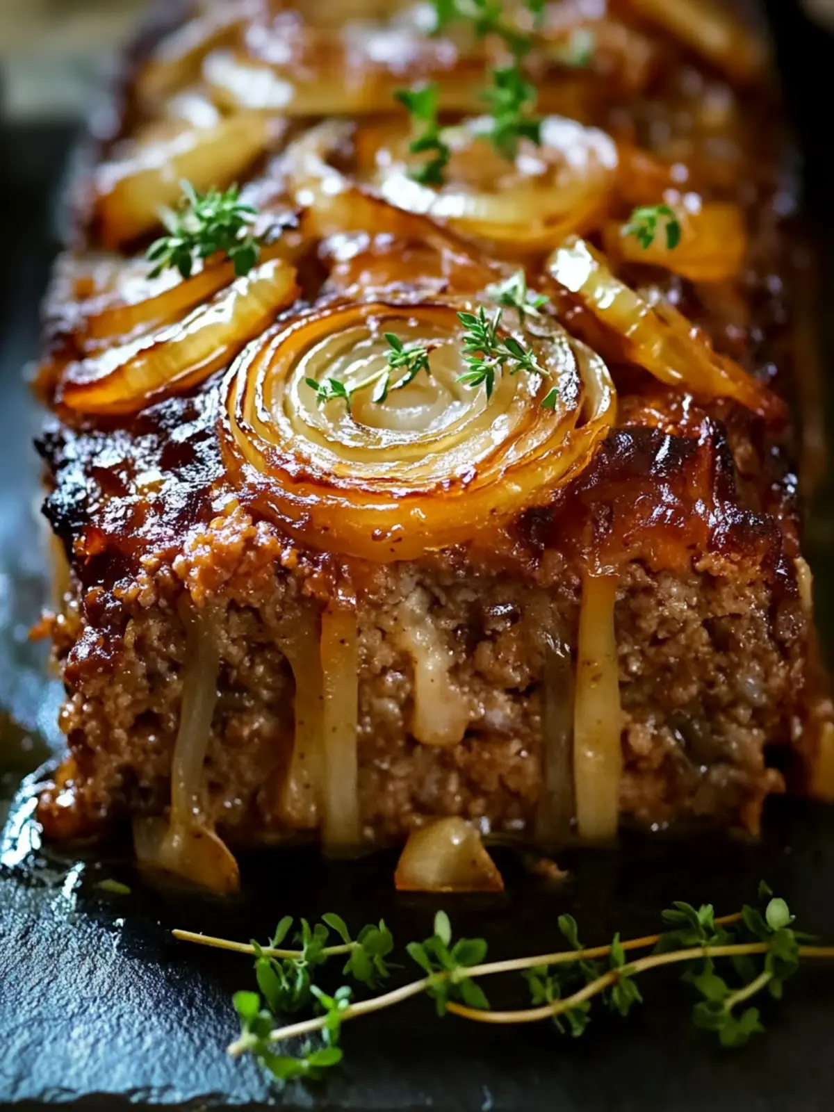 Savory French Onion Meatloaf That Will Comfort Your Soul 2 French Onion Meatloaf