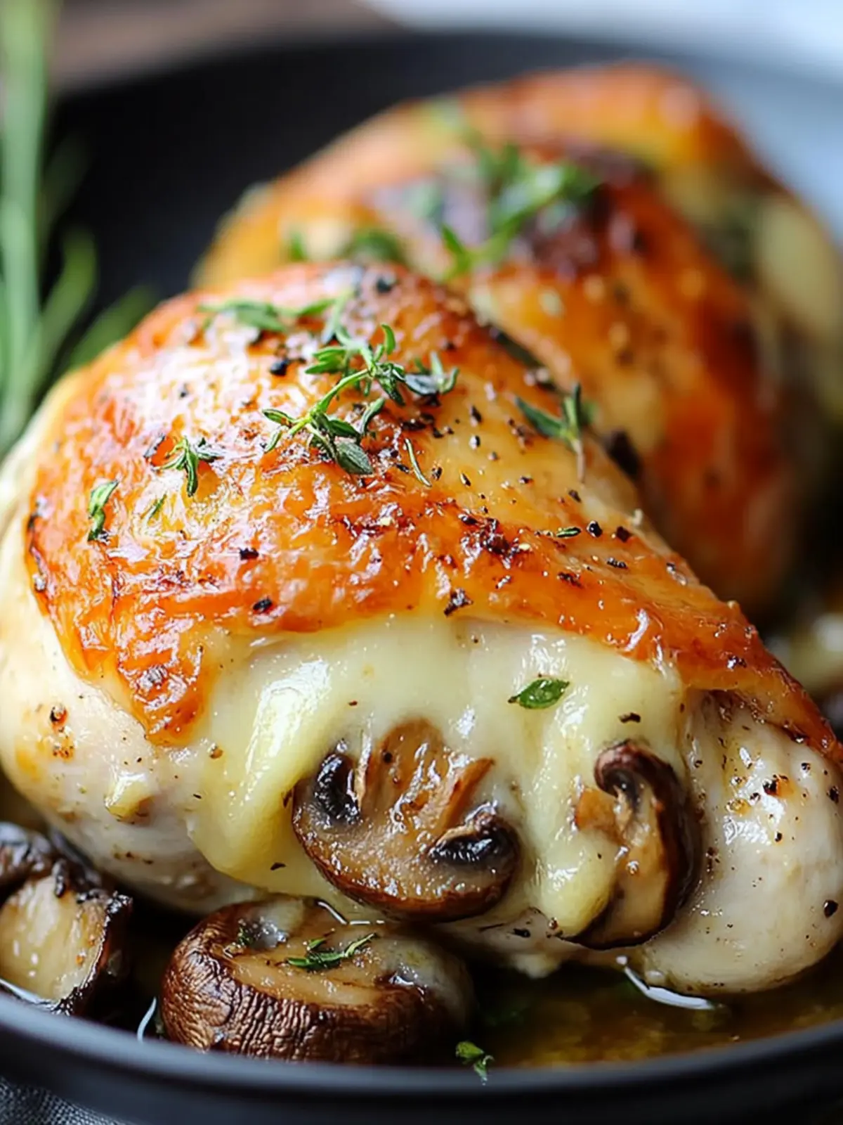 Cheesy Garlic Butter Mushroom Stuffed Chicken for Comfort Food Bliss 3 Cheesy Garlic Butter Mushroom Stuffed Chicken