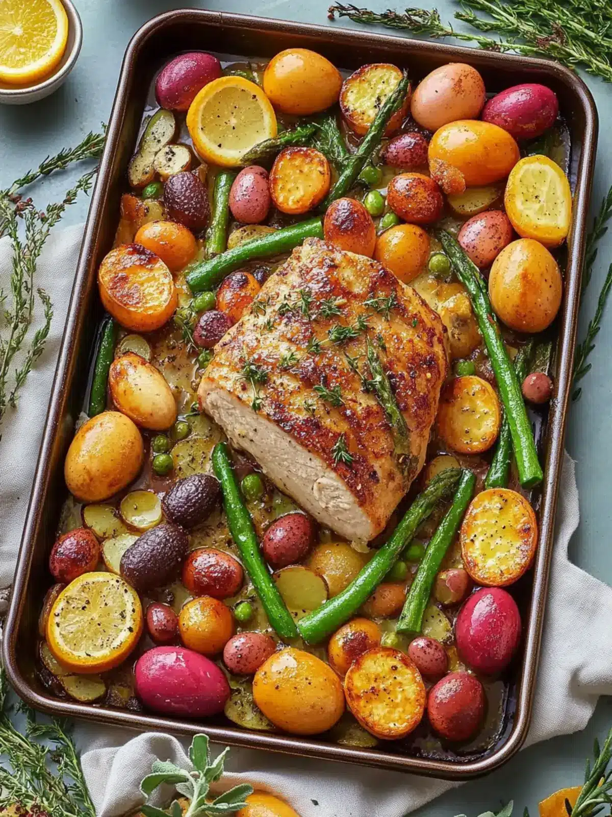 Easter Dinner on a Sheet Pan: Easy Ham and Pineapple Delight 3 Easter Dinner on a Sheet Pan