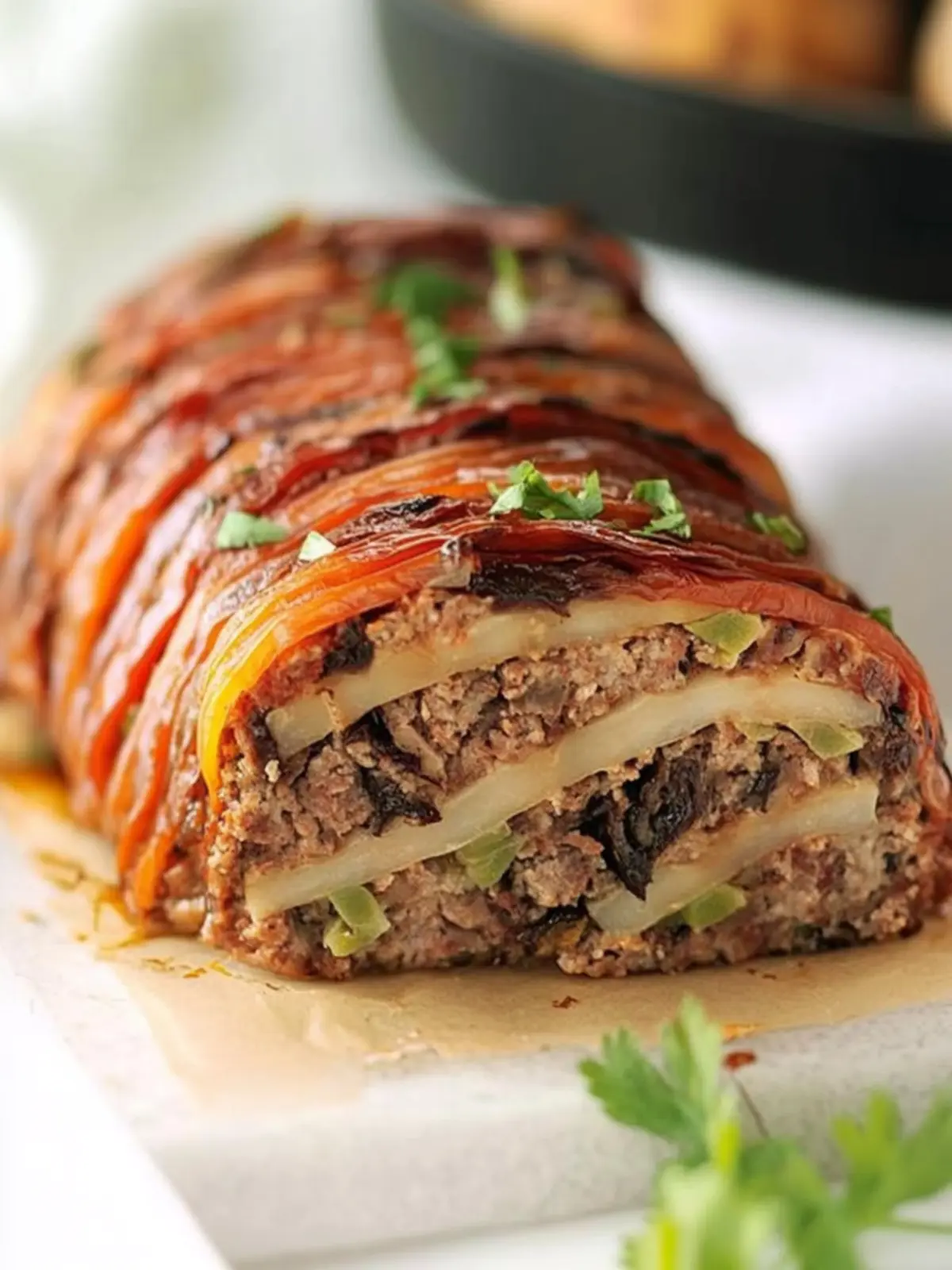 Savory Meatloaf with Mushrooms and Vegetables for Comfort Cravings 2 Meatloaf with mushrooms and vegetables