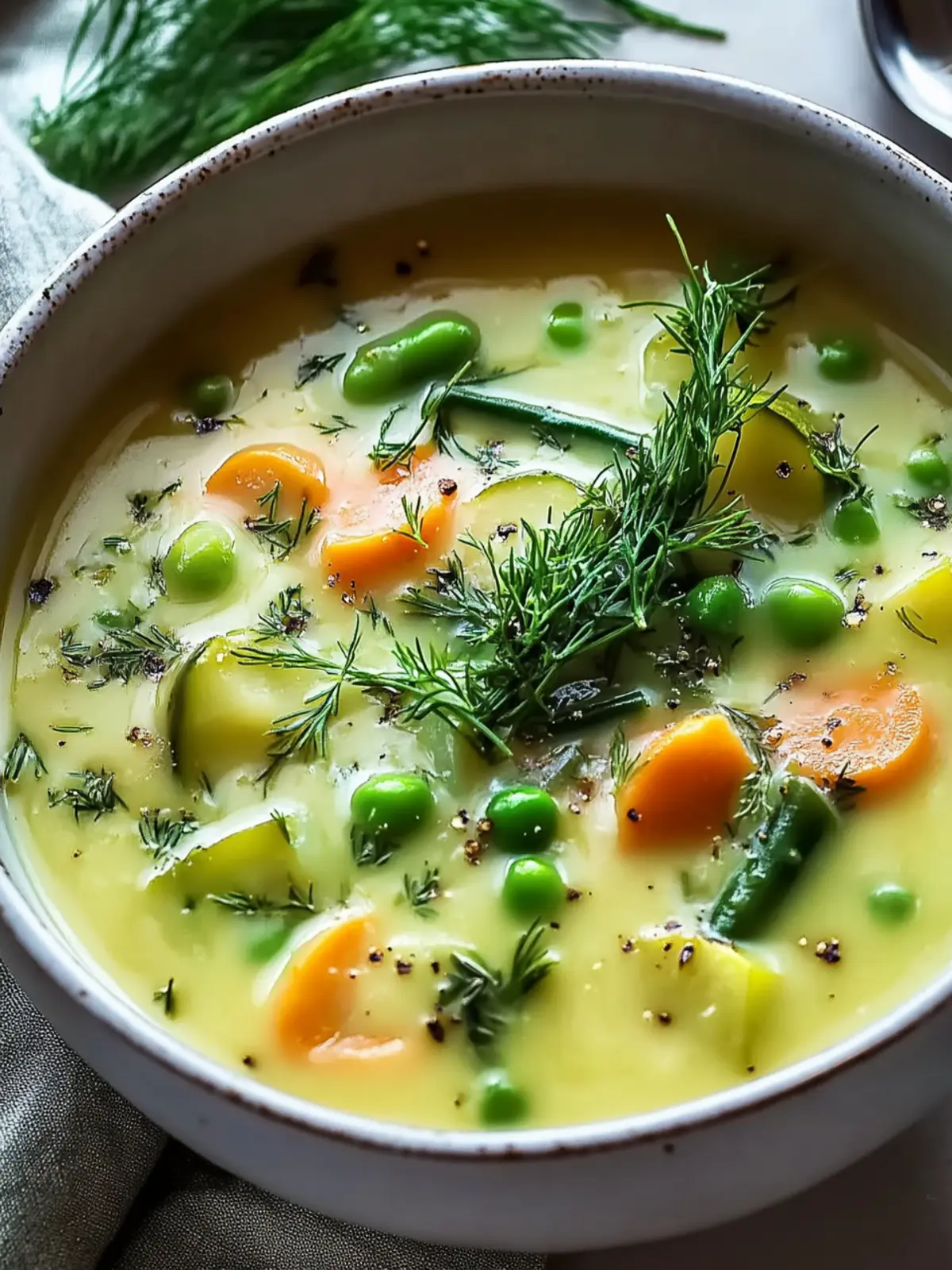 Cream of Spring Vegetable Soup That Will Brighten Your Day 4 Cream of Spring Vegetable Soup