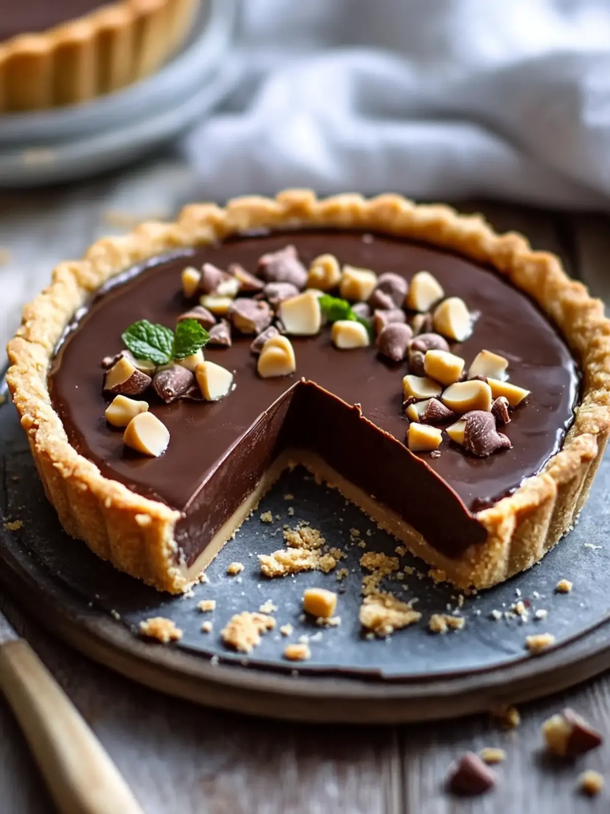 Irresistible Chocolate Peanut Butter Tart You ll Crave Forever 2 Chocolate Peanut Butter Tart